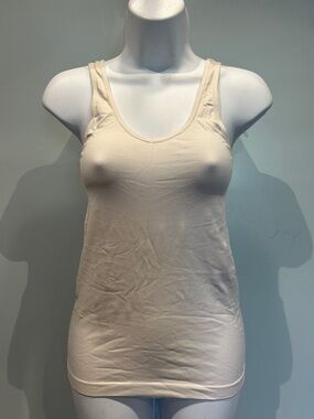 Shimera White Tight Tank Top Small